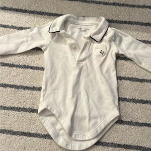Janie and Jack Cream Long Sleeve Bodysuit